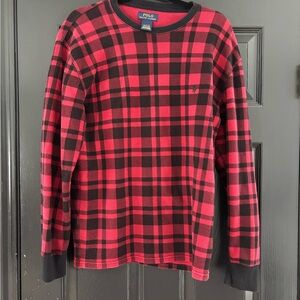 Polo by Ralph Lauren Red and Black Checkered Top